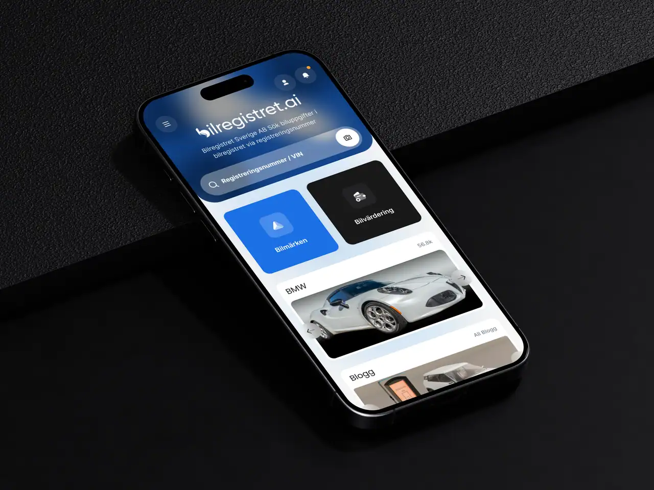 Bilregistret.ai lanserar ny app – Bättre upplevelse och fler funktioner!